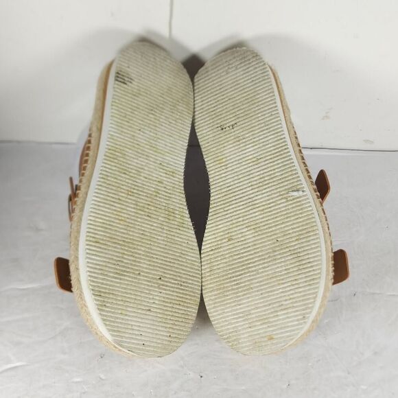 See by Chloe Women's Glyn 38 US7,5 Brown Leather Espadrille Mules Slide Sandals - Picture 11 of 16